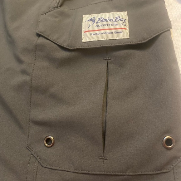 Bimini Bay Outfitters Men's Gray Cargo Shorts Size 42 - Picture 6 of 7